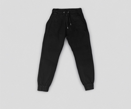 Black Chino Joggers (Premium)